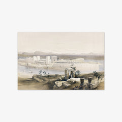 General view of the Island of Philae Nubia by David Roberts