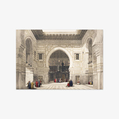 Interior of the mosque of the Sultan the Ghoree by David Roberts