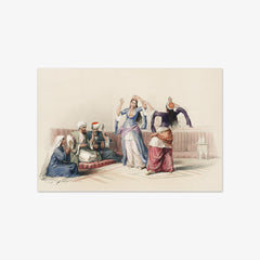 Dancing girls at Cairo by David Roberts