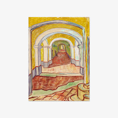 Corridor in the Asylum by Vincent Van Gogh