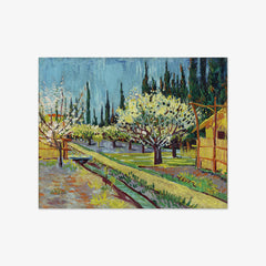 Orchard Bordered by Vincent Van Gogh