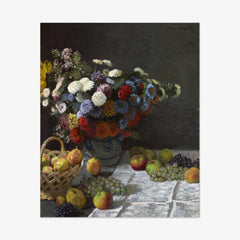 Still Life with Flowers and Fruit by Claude Monet