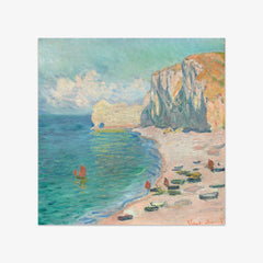 The Beach and the Falaise d'Amont by Claude Monet