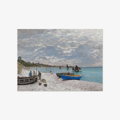 The Beach at Sainte-Adresse by Claude Monet