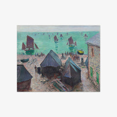 The Departure of the Boats, Étretat by Claude Monet
