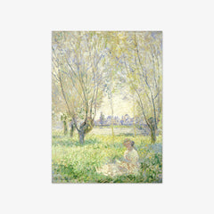 Woman Seated under the Willows by Claude Monet