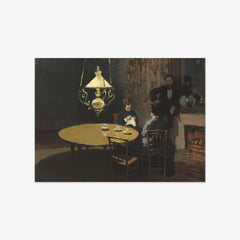 Interior, after Dinner by Claude Monet