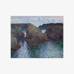 Rocks at Port-Goulphar, Belle-Île by Claude Monet