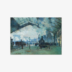Arrival of the Normandy Train, Gare Saint-Lazare by Claude Monet