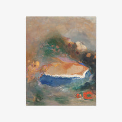 Ophelia with a Blue Wimple in the Water by Odilon Redon