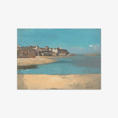 Village by the Sea in Brittany by Odilon Redon
