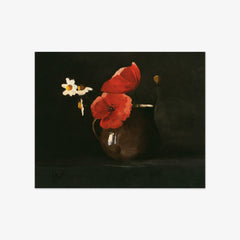 Poppies and Daisies by Odilon Redon