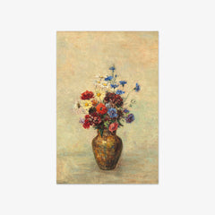 Flowers in a Vase by Odilon Redon