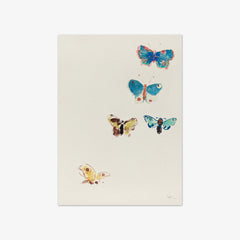 Five Butterflies by Odilon Redon