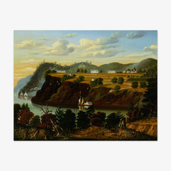 Landscape. View of the Hudson River looking across towards West Point by Unknown