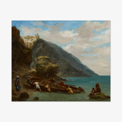 View of Tangier from the Seashore by Eugène Delacroix