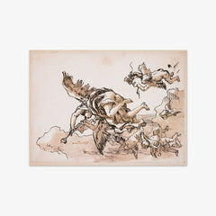 Fame in a Cloud of Putti by Giovanni Domenico Tiepolo