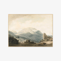 Mount Parnassus from the Road Between Livadia and Delphi by John Robert Cozens