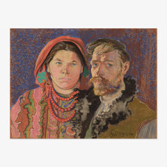 Self Portrait with Wife at the Window by Stanislaw Wyspianski