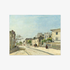 Censier Street, Paris by Johan Barthold Jongkind