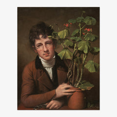 Rubens Peale with a Geranium by Rembrandt Peale