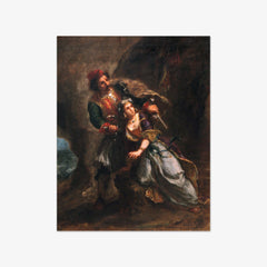 Selim and Zuleika by Eugène Delacroix