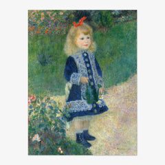 A Girl with a Watering Can by Auguste Renoir