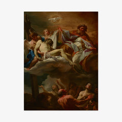 The Trinity with Souls in Purgatory by Corrado Giaquinto