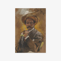 Portrait of the Painter Francesco Santoro, Rome by Joaquín Sorolla y Bastida