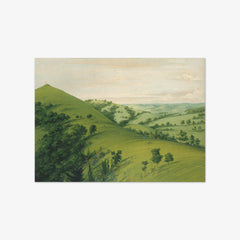 Blackbird's Grave, a Back View, Prairies Enameled with Flowers by George Catlin