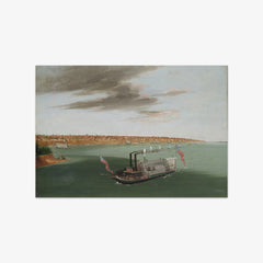 St. Louis from the River Below by George Catlin