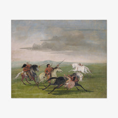 Comanche Feats of Horsemanship by George Catlin