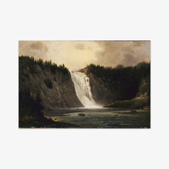 Waterfall on Mont-Morency by Robert Seldon Duncanson