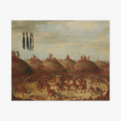 The Last Race, Mandan O-kee-pa Ceremony by George Catlin