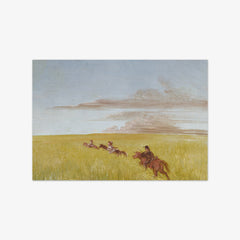 Bogard, Batiste, and I, Traveling through a Missouri Bottom by George Catlin