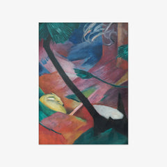 Deer in the Woods II by Franz Marc