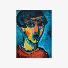 Head in Blue by Alexej von Jawlensky