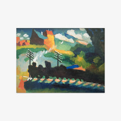 Railroad at Murnau by Wassily Kandinsky