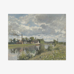 The River Oise near Pontoise by Camille Pissarro