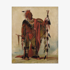 Kee-o-kúk, The Watchful Fox, Chief of the Tribe by George Catlin