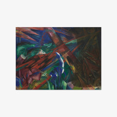 The Red Horses by Franz Marc