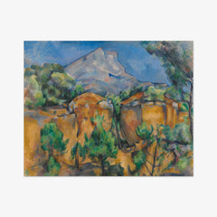 Mont Sainte-Victoire from the Bibémus Quarries by Paul Cézanne