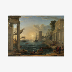 Seaport with the Embarkation of the Queen of Sheba by Claude Lorrain