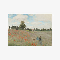 The Poppy Field near Argenteuil by Claude Monet