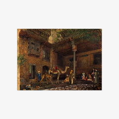 Courtyard of the Painter's House, Cairo by John Frederick Lewis