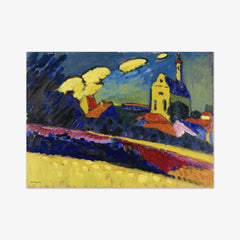 Study of Murnau - Landscape with Church by Wassily Kandinsky