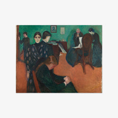 Death in the Sickroom by Edvard Munch
