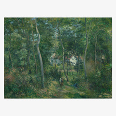 Edge of the Woods Near L'Hermitage, Pontoise by Camille Pissarro