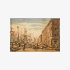 View of South Street, from Maiden Lane, New York City by Unknown