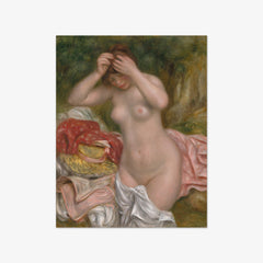 Bather Arranging Her Hair by Auguste Renoir
